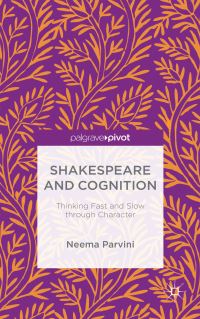 Book Cover for Shakespeare and Cognition by Neema Parvini