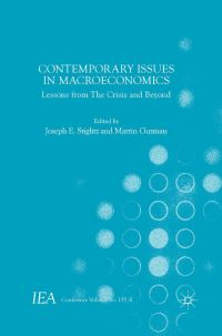 Book Cover for Contemporary Issues in Macroeconomics by International Economic Association