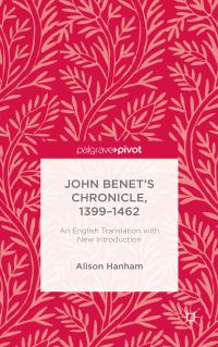 Book Cover for John Benet's Chronicle, 1399-1462 by John Benet