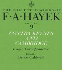 Book Cover for Contra Keynes and Cambridge by FA Hayek