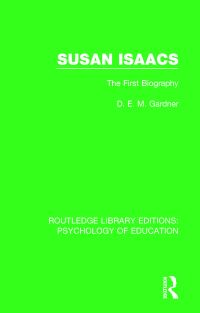 Book Cover for Susan Isaacs by D.E.M. Gardner