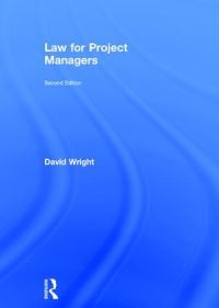 Book Cover for Law for Project Managers by David Wright