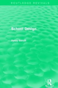 Book Cover for School Design by Henry Sanoff