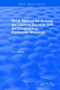 Book Cover for Block Method for Solving the Laplace Equation and for Constructing Conformal Mappings by Evgenii A Volkov