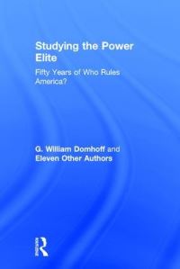 Book Cover for Studying the Power Elite by G William Domhoff