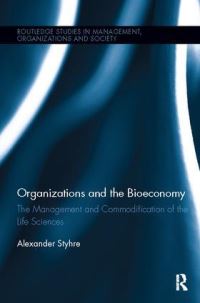 Book Cover for Organizations and the Bioeconomy by Alexander Styhre