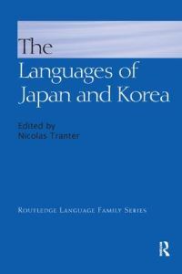 Book Cover for The Languages of Japan and Korea by Nicolas Tranter