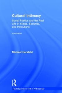 Book Cover for Cultural Intimacy by Michael Herzfeld