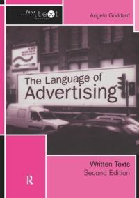 Book Cover for The Language of Advertising by Angela Goddard