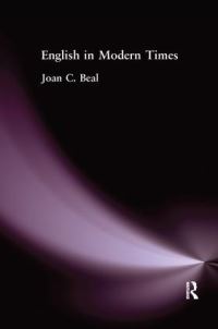 Book Cover for English in Modern Times by Joan C Beal