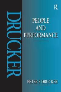 Book Cover for People and Performance by Peter Drucker