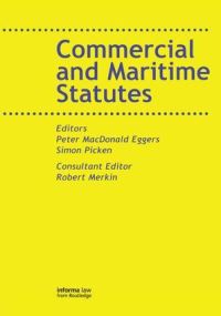 Book Cover for Commercial and Maritime Statutes by Peter MacDonald Eggers, Simon Picken