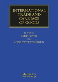 Book Cover for International Trade and Carriage of Goods by Swansea University, Swansea University