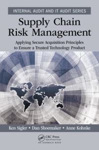 Book Cover for Supply Chain Risk Management by Kenneth Sigler, Dan Shoemaker, Anne Kohnke
