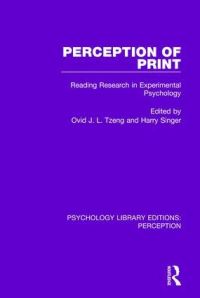 Book Cover for Perception of Print by Ovid J L Tzeng, Harry Singer