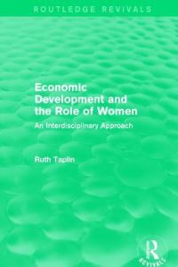 Book Cover for Economic Development and the Role of Women by Ruth Taplin