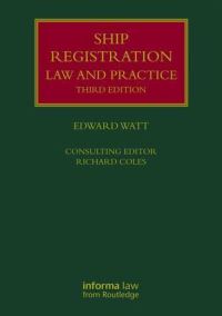 Book Cover for Ship Registration by Edward Watt, Richard M F Coles