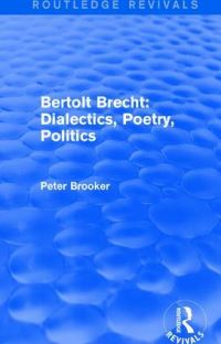Book Cover for Bertolt Brecht by Peter Brooker