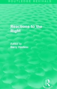 Book Cover for Reactions to the Right by Barry Hindess