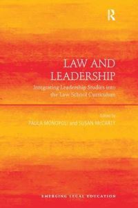 Book Cover for Law and Leadership by Paula Monopoli, Susan McCarty