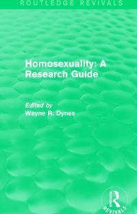 Book Cover for Homosexuality by Wayne R Dynes