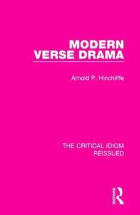 Book Cover for Modern Verse Drama by Arnold P Hinchliffe