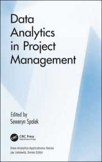 Book Cover for Data Analytics in Project Management by Seweryn Spalek