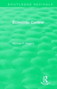 Book Cover for Economic Control by Michael Fogarty