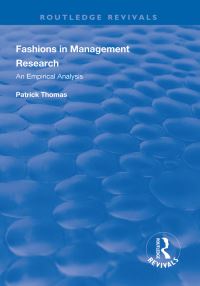 Book Cover for Fashions in Management Research by Patrick Thomas