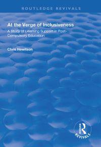 Book Cover for At the Verge of Inclusiveness by Chris Hewitson