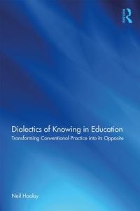Book Cover for Dialectics of Knowing in Education by Neil Hooley