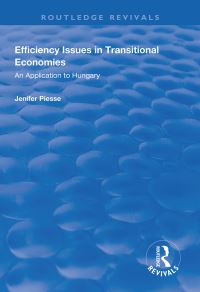 Book Cover for Efficiency Issues in Transitional Economies by J Piesse