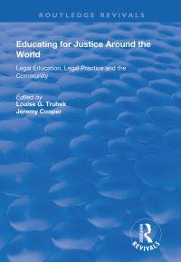 Book Cover for Educating for Justice Around the World by Louise G Trubek, Jeremy Cooper