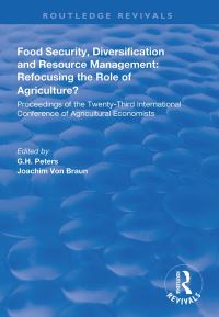 Book Cover for Food Security, Diversification and Resource Management by International Conference of Agricultural Economists