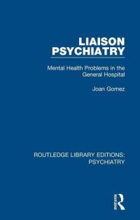 Book Cover for Liaison Psychiatry by Joan Gomez