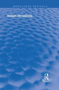 Book Cover for Indian Hirudinea by firstname surname