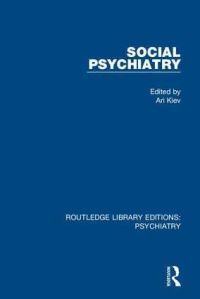 Book Cover for Social Psychiatry. Volume 1 by Ari Kiev