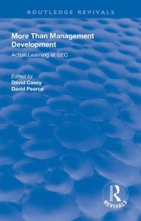 Book Cover for More Than Management Development by David Casey, David Pearce