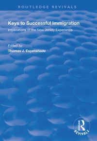 Book Cover for Keys to Successful Immigration by Thomas J Espenshade
