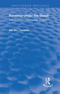 Book Cover for Formosa Under the Dutch by Wm Campbell