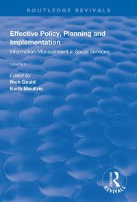 Book Cover for Effective Policy, Planning and Implementation Volume 2 by University of Bath