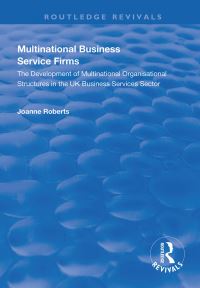 Book Cover for Multinational Business Service Firms by Joanne Roberts