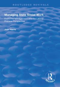 Book Cover for Managing State Social Work by John Harris