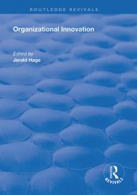 Book Cover for Organizational Innovation by Gerald Hage