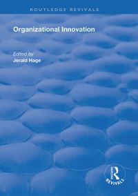Book Cover for Organizational Innovation by Jerald Hage