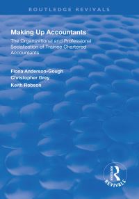 Book Cover for Making Up Accountants by Fiona AndersonGough, Keith Robson