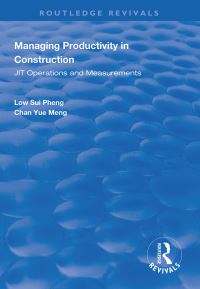 Book Cover for Managing Productivity in Construction by Low Sui Pheng, Chan Yue Meng