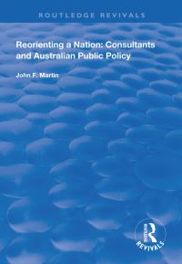 Book Cover for Reorienting a Nation by John F Martin