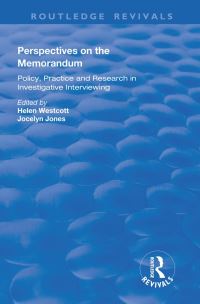 Book Cover for Perspectives on the Memorandum by Helen Westcott, Jocelyn Jones
