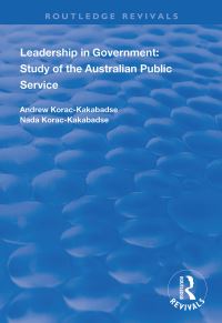 Book Cover for Leadership in Government by Andrew Kakabadse, Nada Kakabadse
